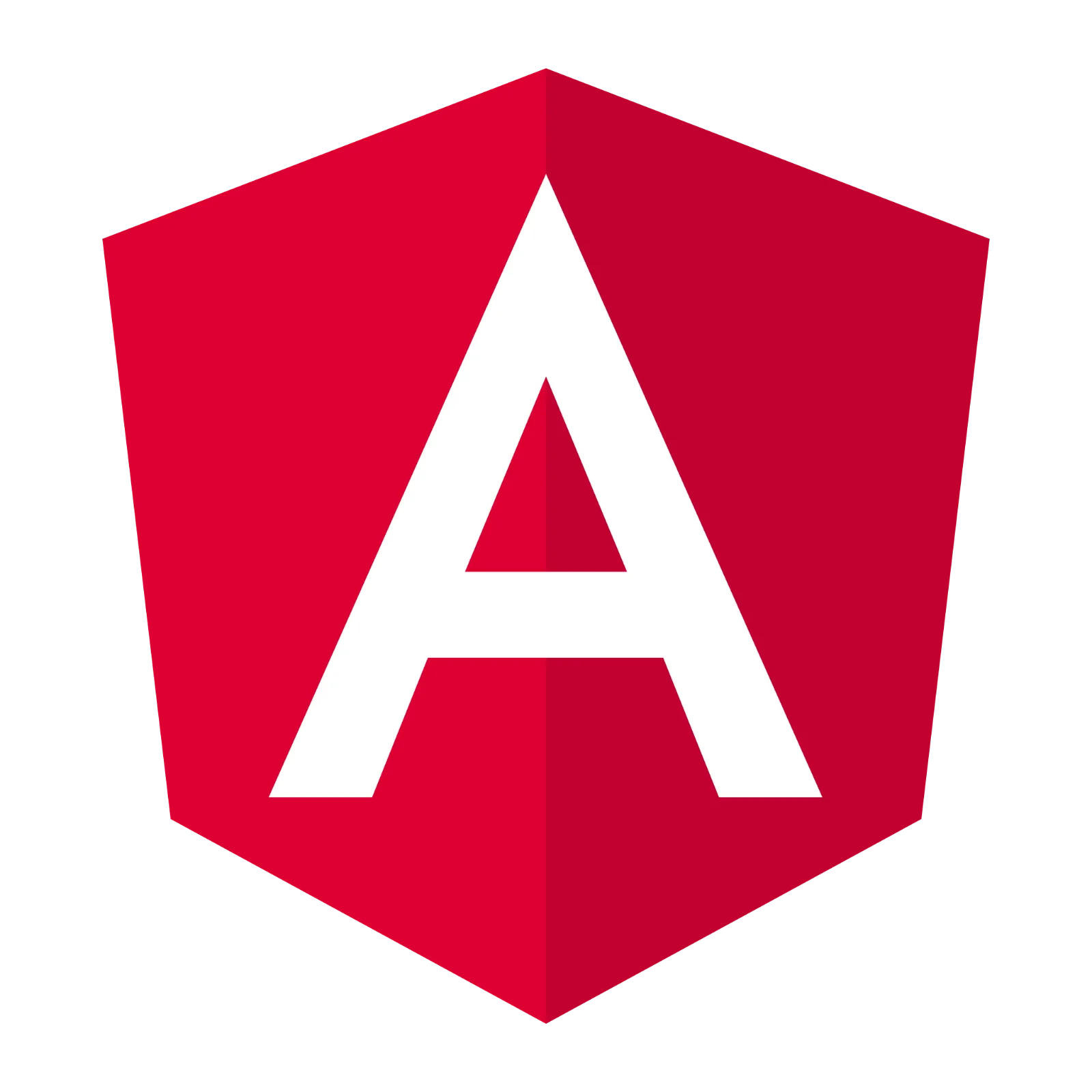 Angular Shield Logo Free PNG