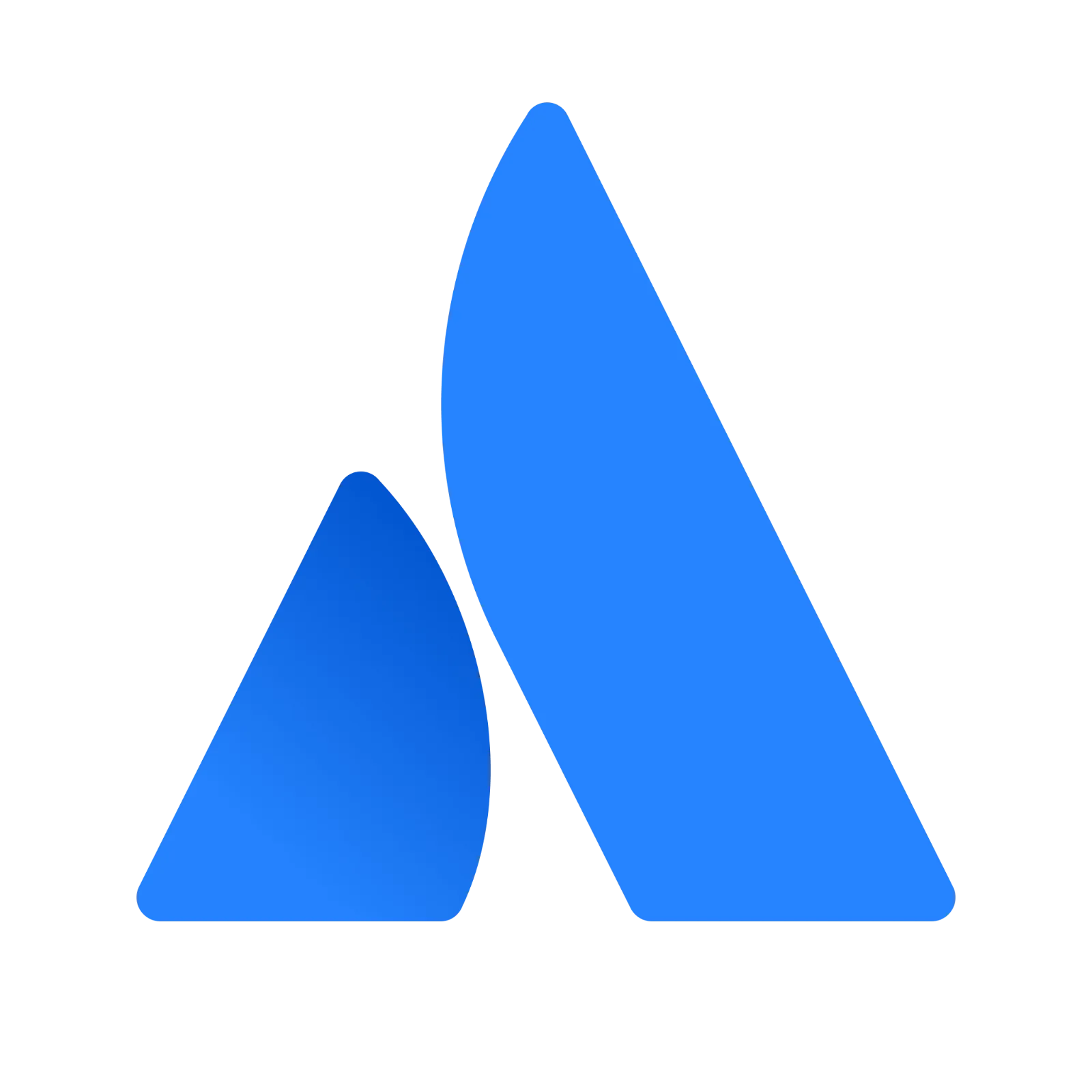 Atlassian Blue Logo Mark Free PNG