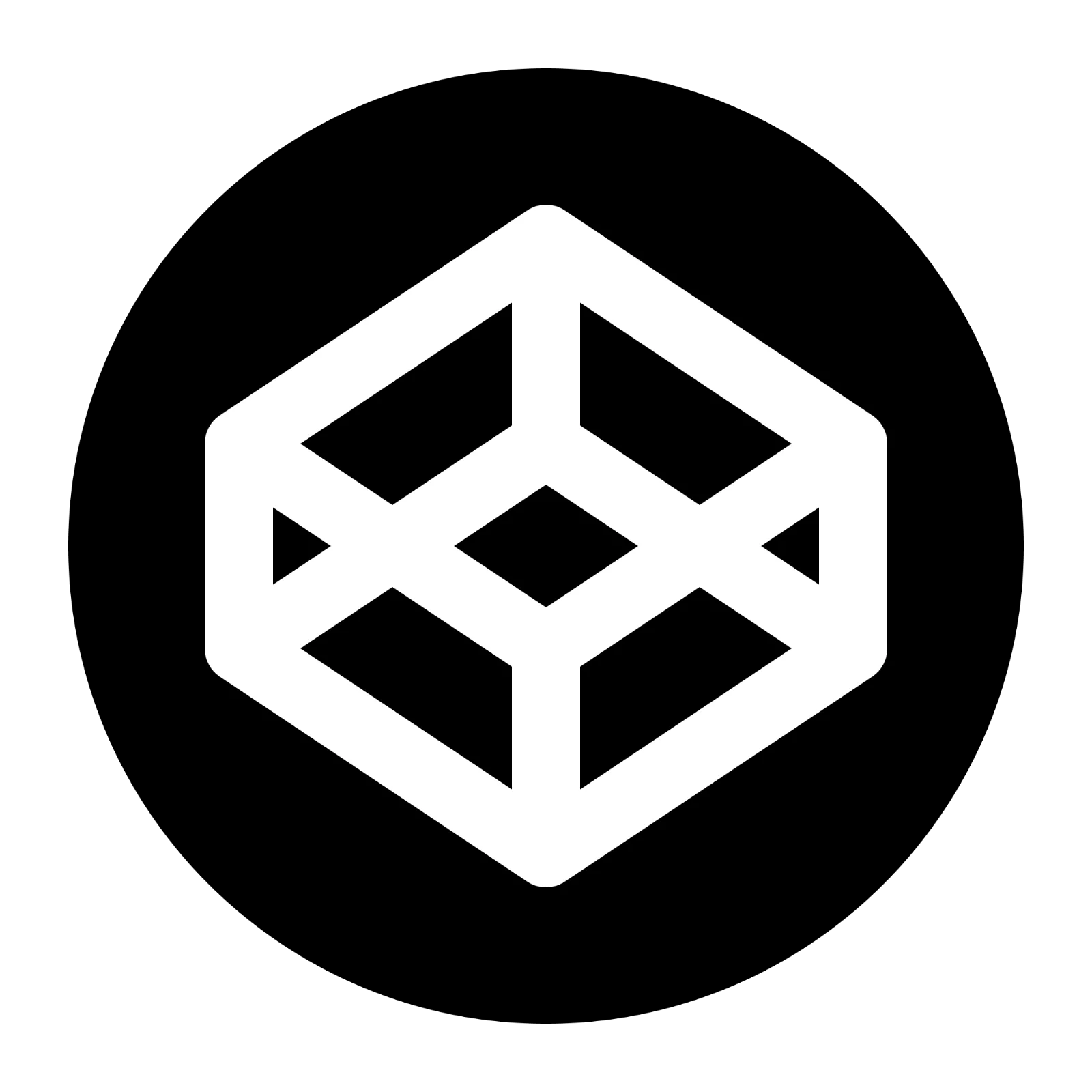 CodePen Geometric Cube Logo Free PNG