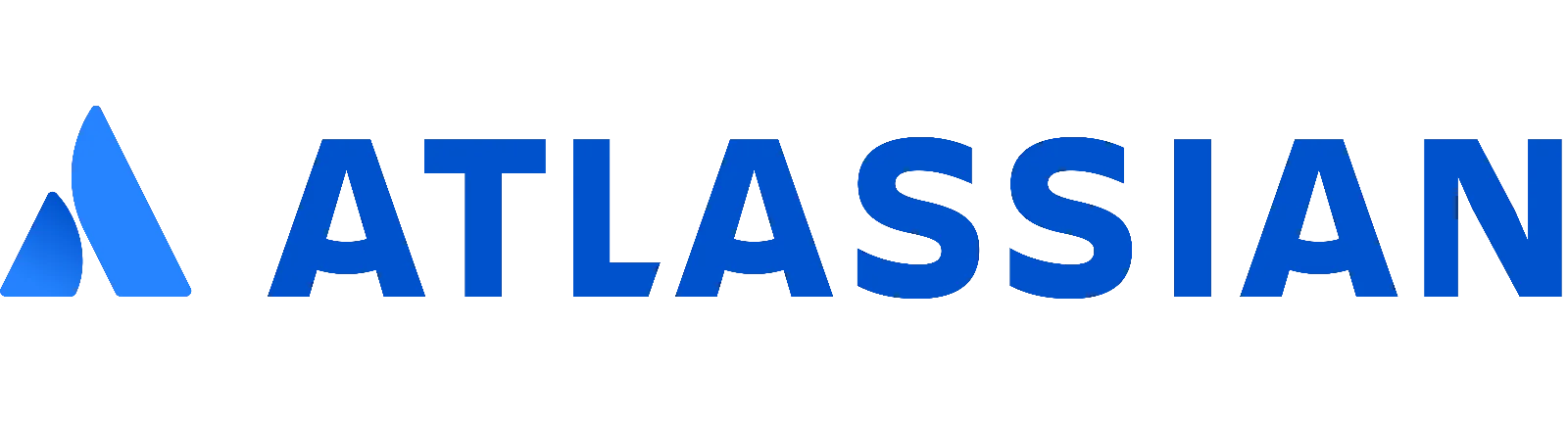 Atlassian Blue Logo on Black Background Free PNG