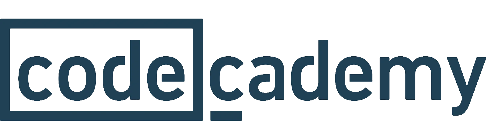 Codecademy Wordmark Logo in Dark Blue Free PNG