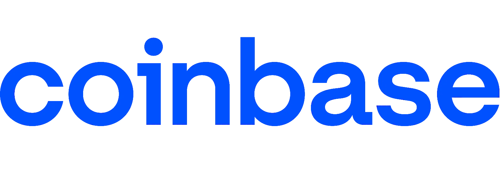 Coinbase Blue Wordmark Logo Free PNG