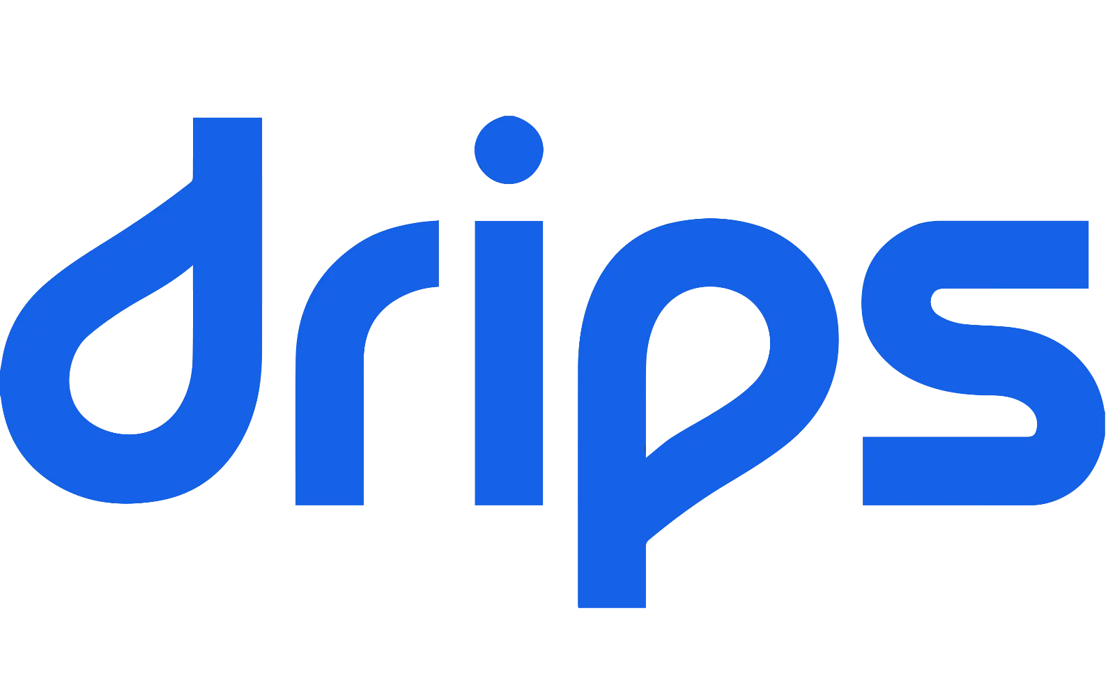 Blue Drips Wordmark on Black Background | Free PNG