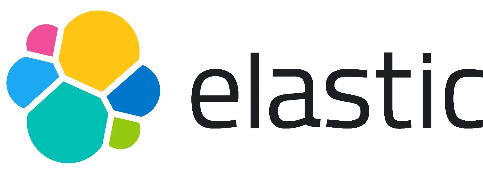 Elastic Logo with Multicolor Segmented Mark - Free PNG