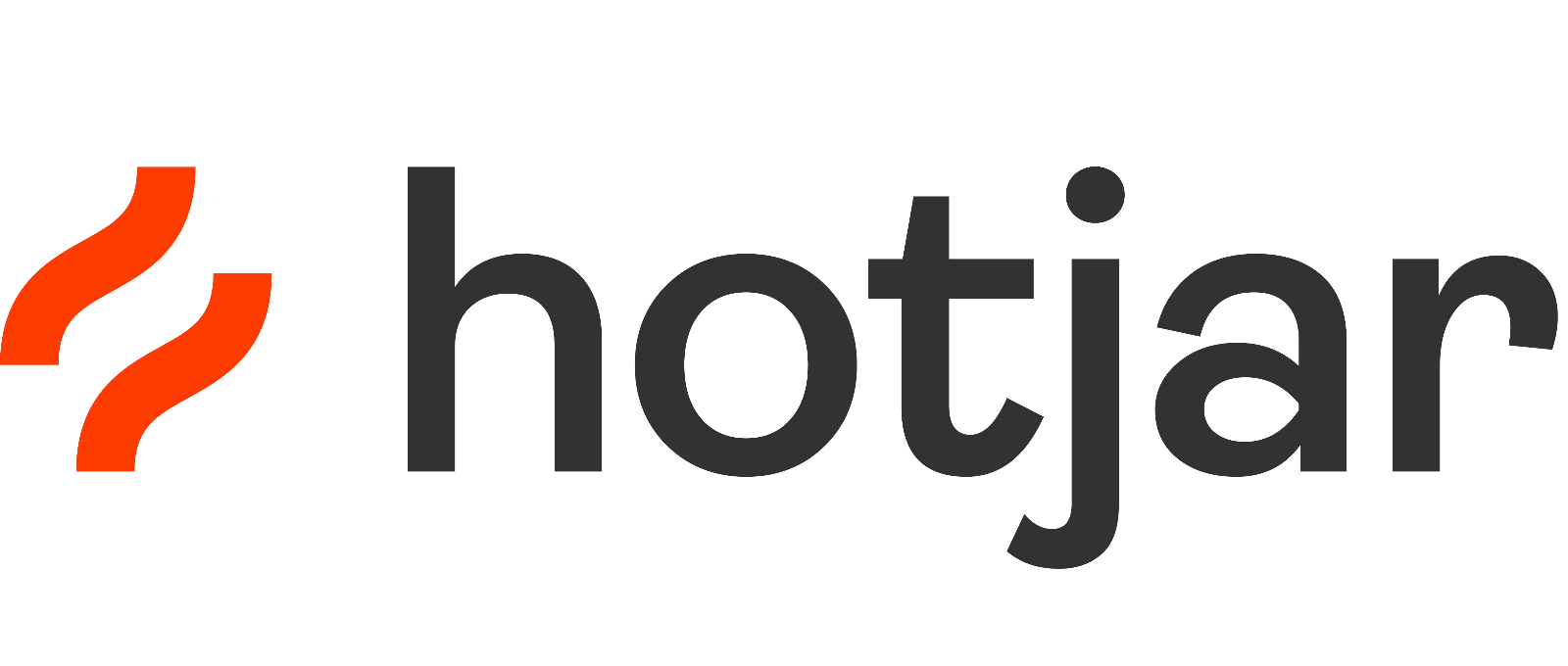 Hotjar Logo with Orange Flame Icon Free PNG