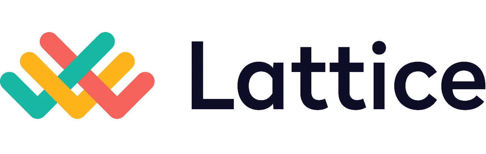 Lattice Logo with Colorful Woven Emblem - Free PNG
