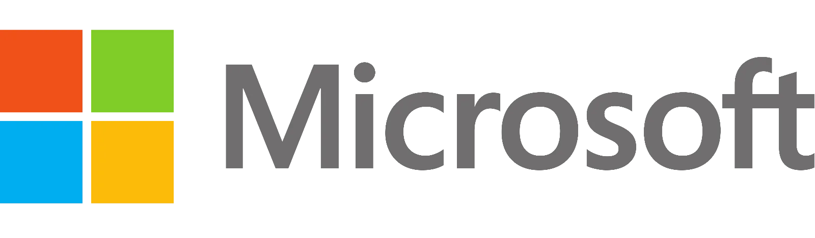 Microsoft Logo and Wordmark Free PNG
