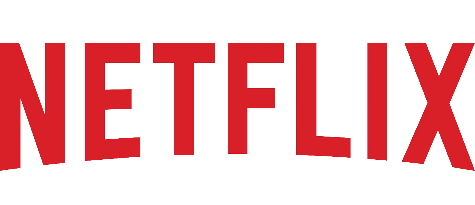 Netflix Red Wordmark on Black Background Free PNG