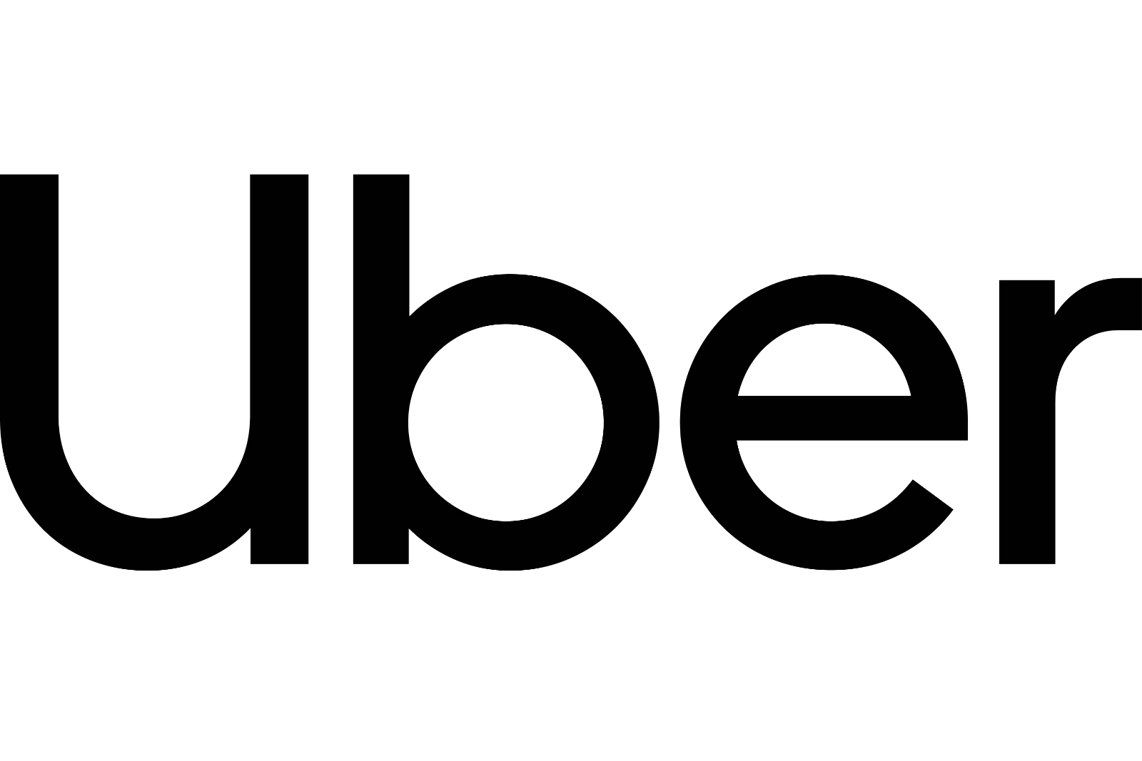 Uber Wordmark on a Dark Background Free PNG