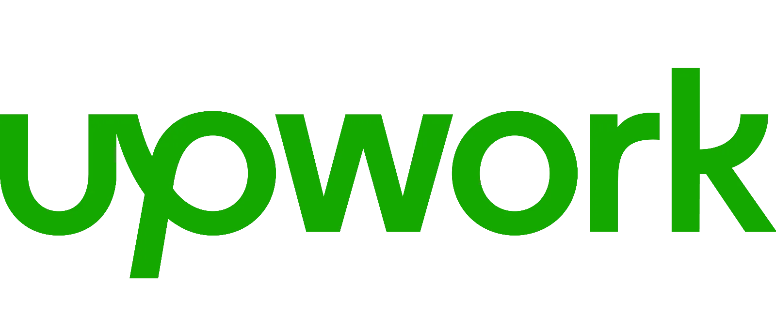 Upwork Green Wordmark Logo Free PNG