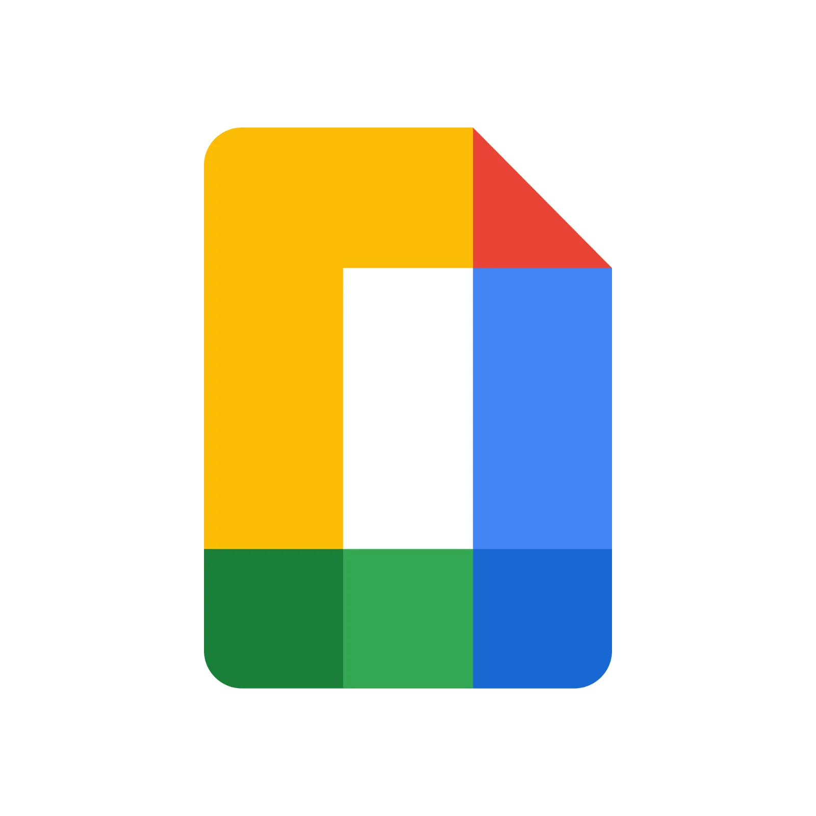 Google Docs Multicolor Document Icon Free PNG