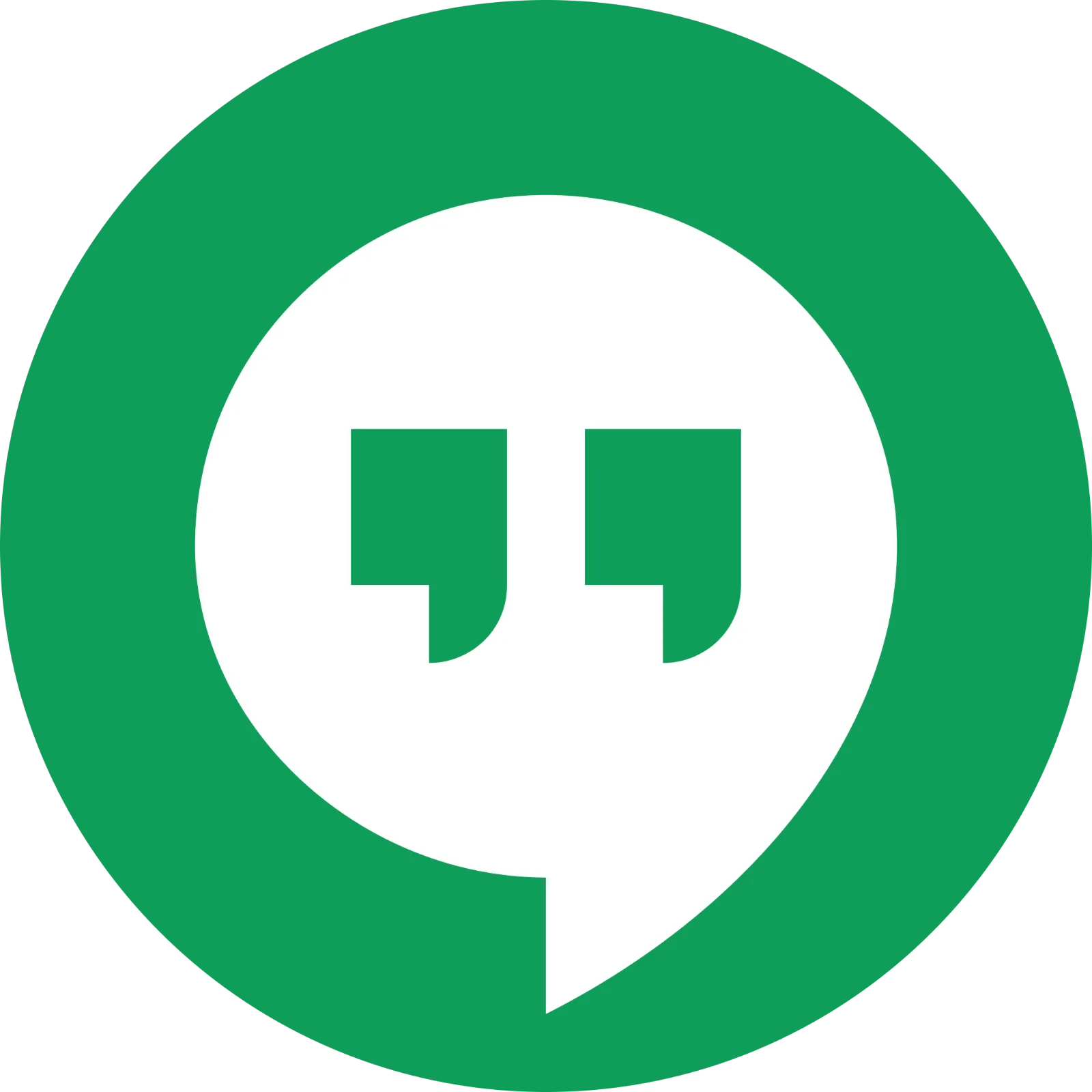 Green Quote Speech Bubble Icon Free PNG