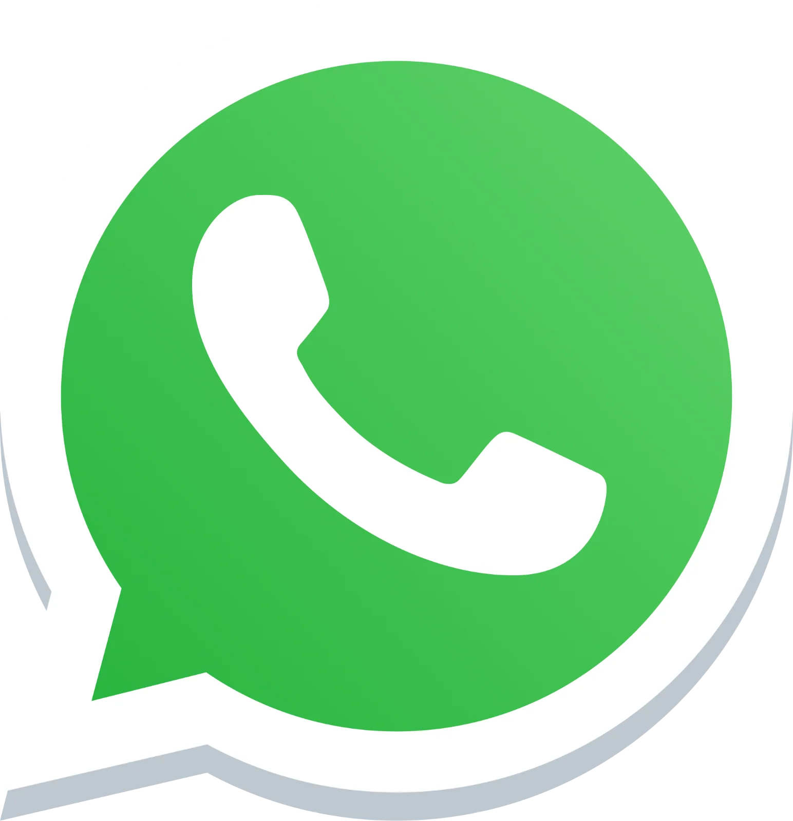 Green Phone Call Chat Bubble Icon Free PNG