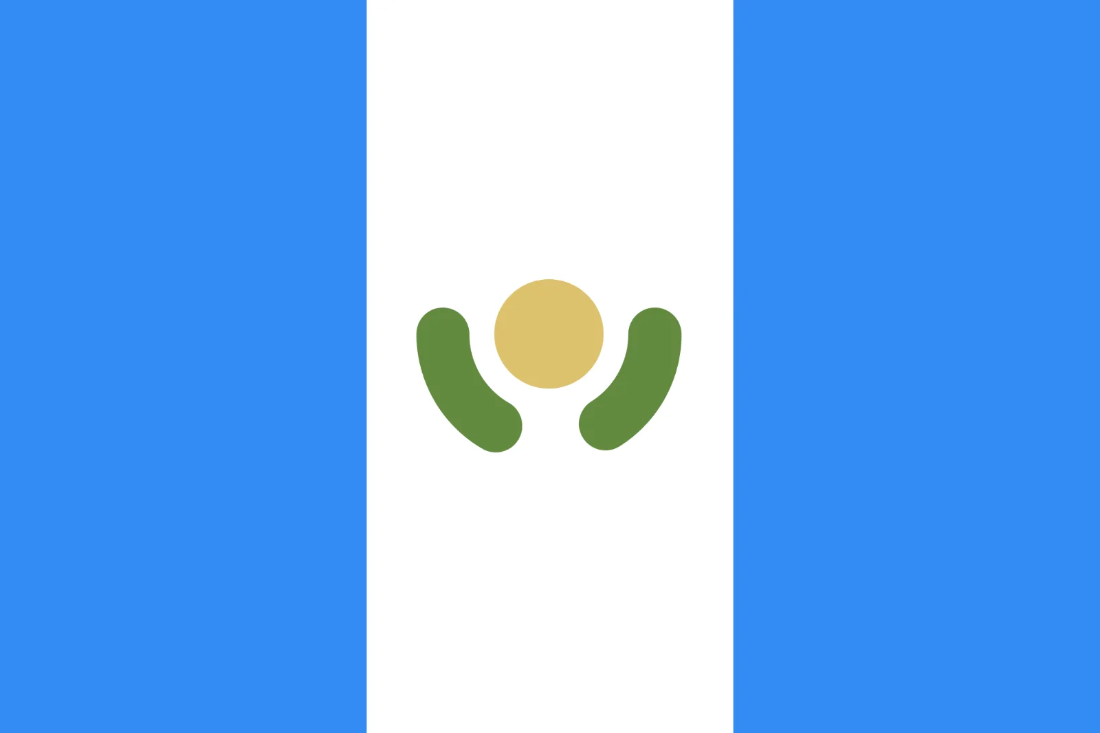 Green Hands Holding a Golden Circle Icon Free PNG