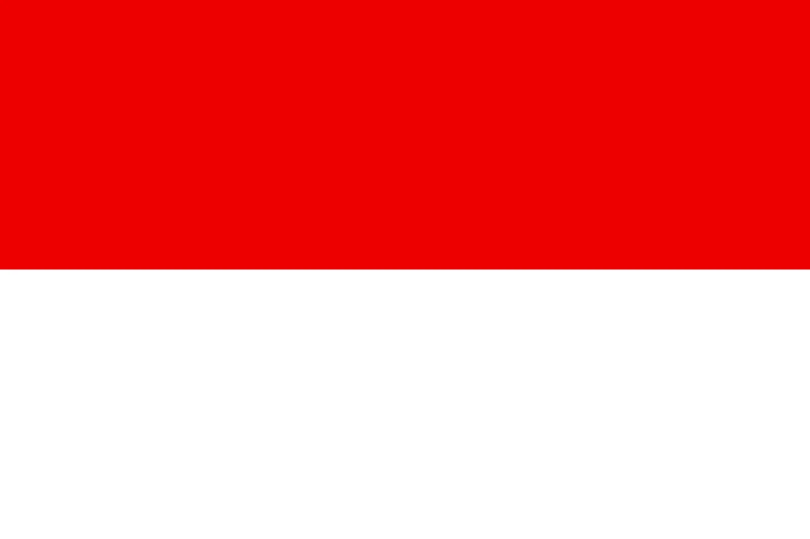 Indonesian Red and White Flag Free PNG
