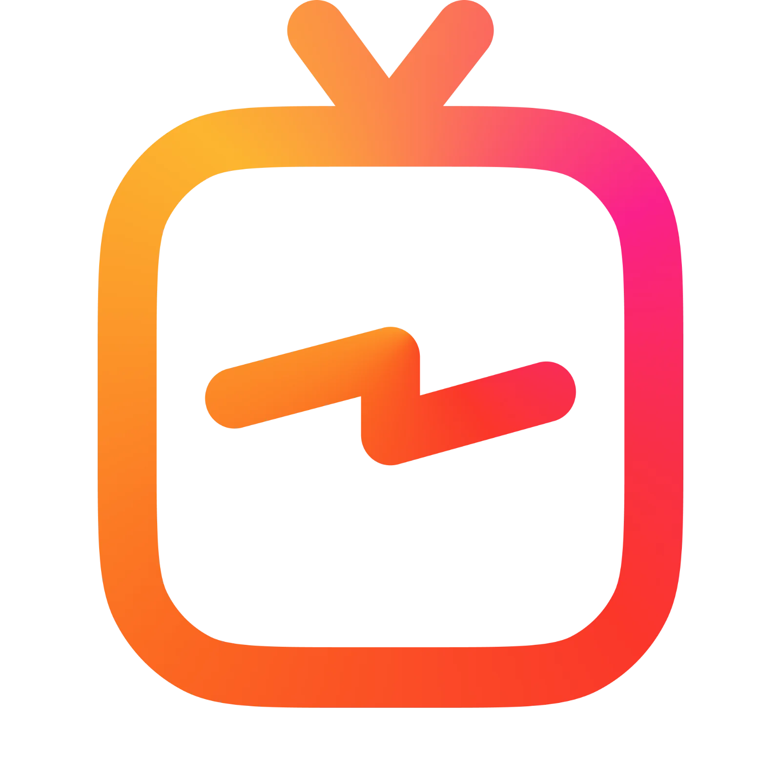 IGTV Gradient Television Logo Free PNG