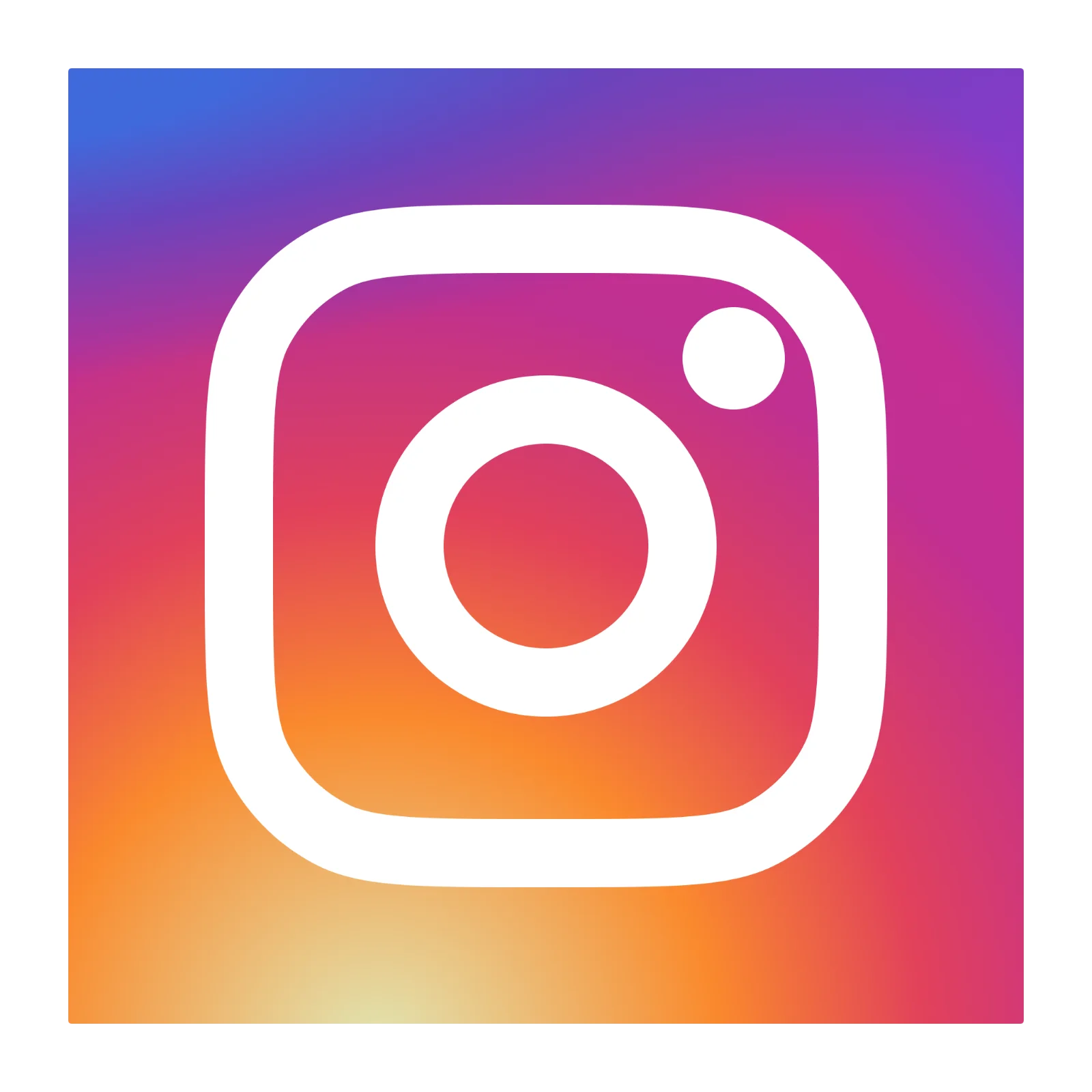 Instagram Camera Logo on Colorful Gradient | Free PNG