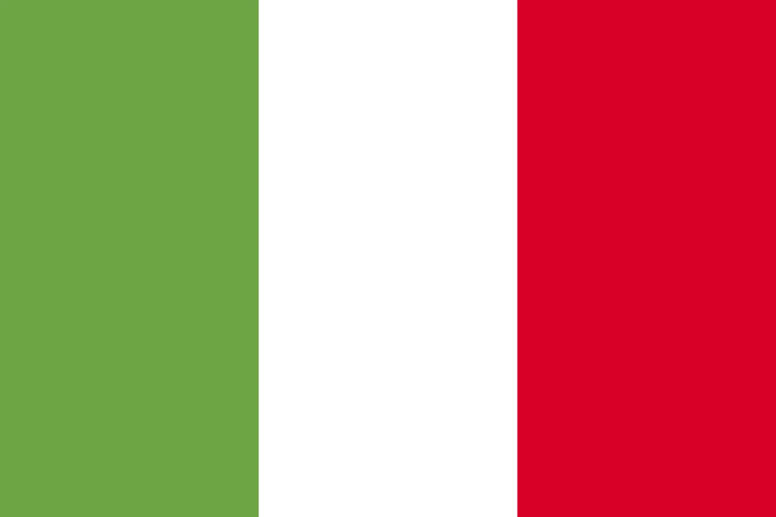 Italian Flag in Green, White, and Red | Free PNG