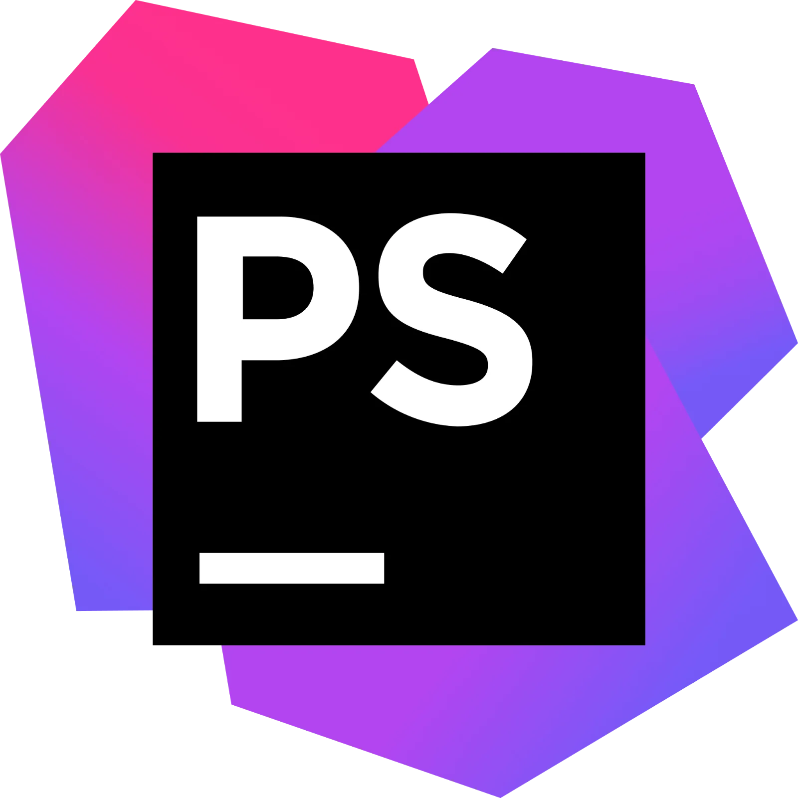 PhpStorm Logo with Pink and Purple Shapes | Free PNG