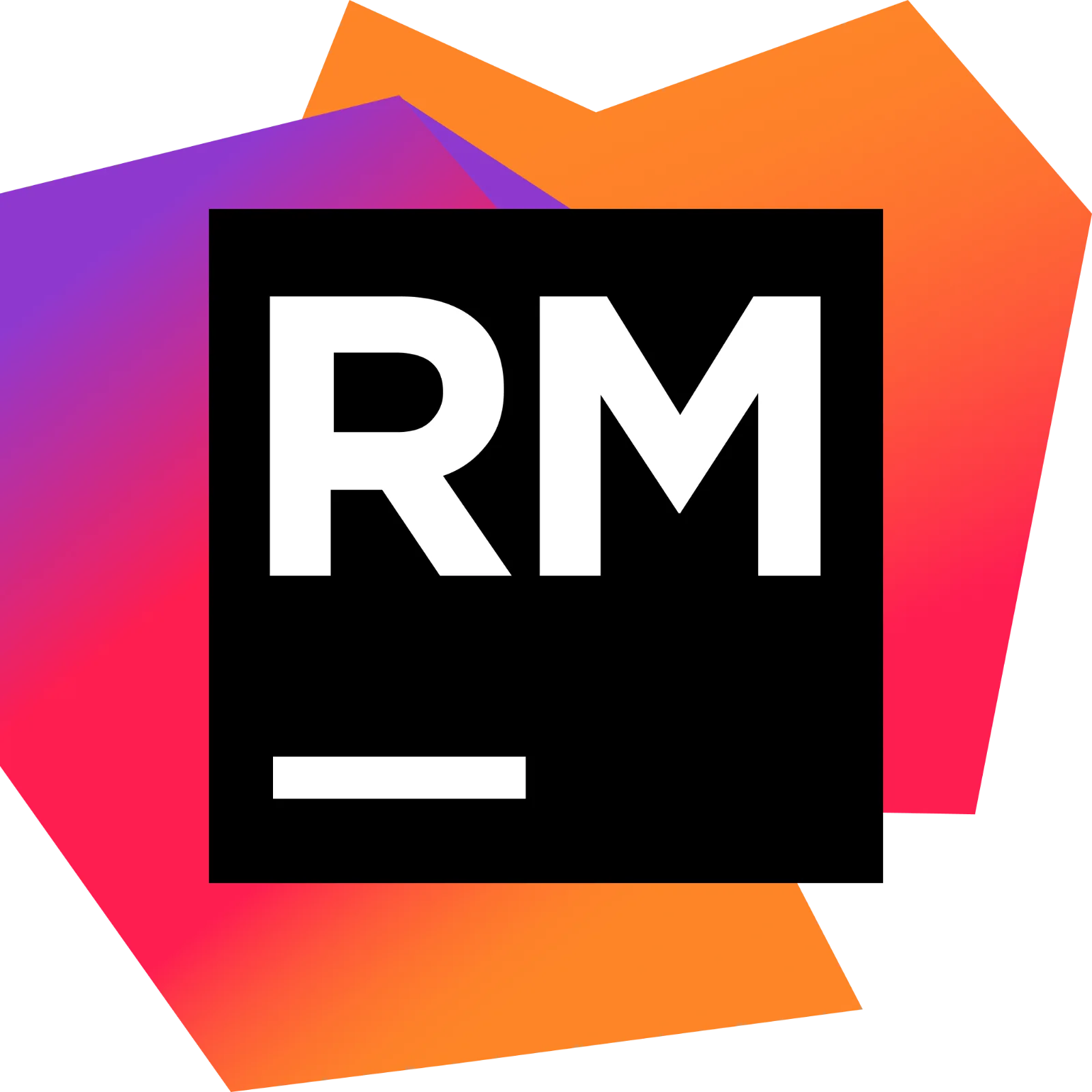 RubyMine IDE Icon with Colorful Gradient Shapes Free PNG