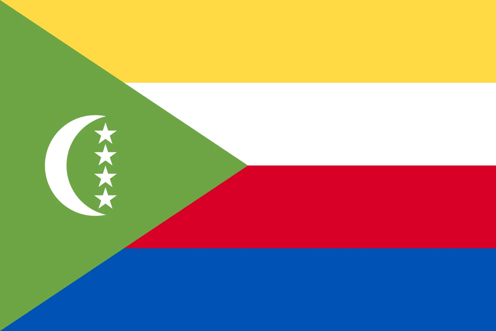 Comoros National Flag Free PNG