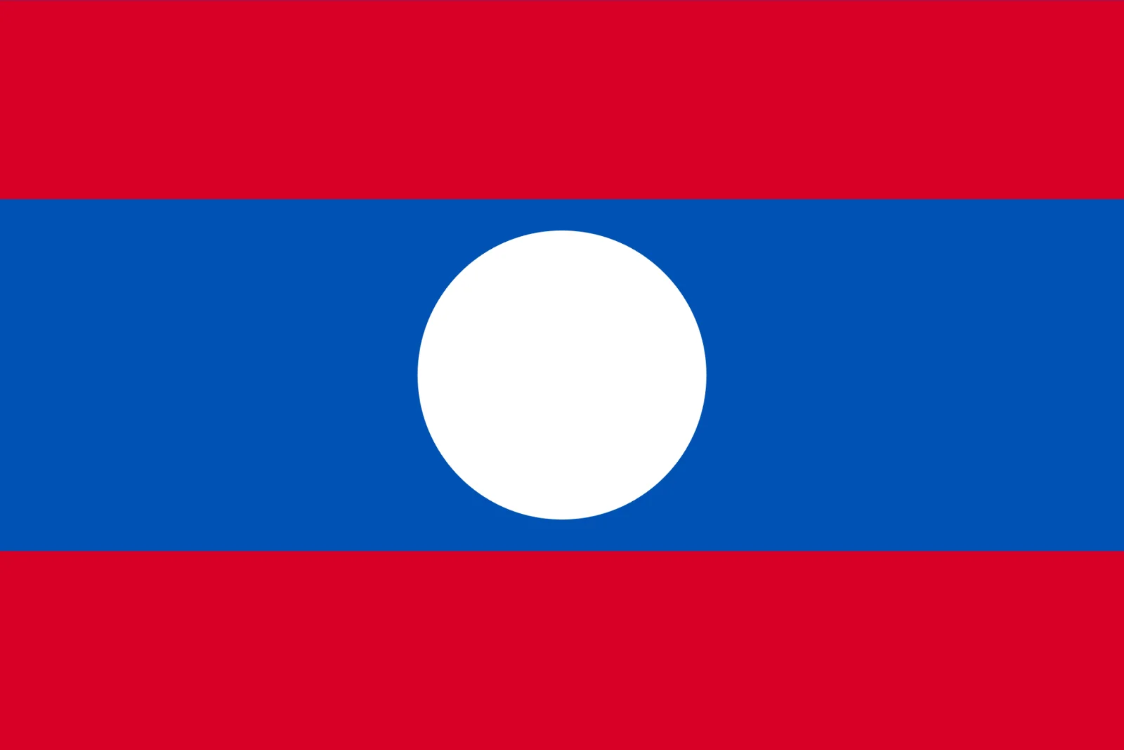 Laos National Flag Free PNG