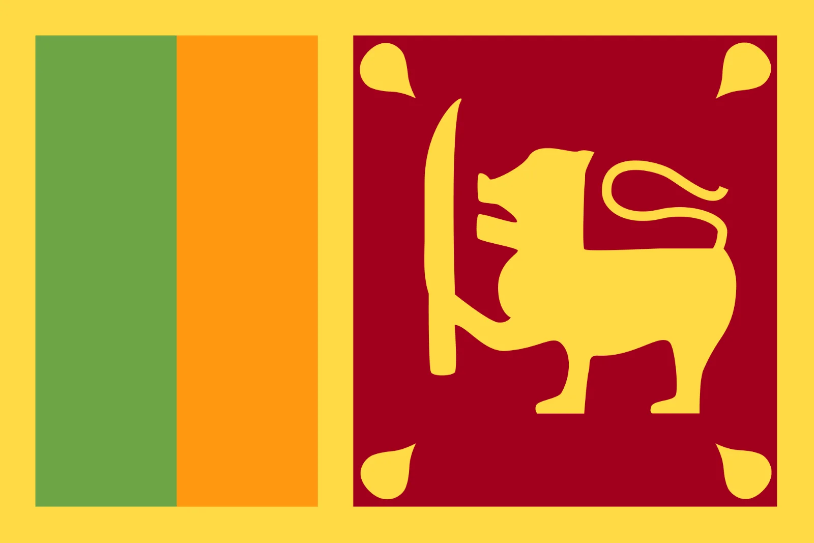 Yellow Bull Emblem and Color Blocks Free PNG
