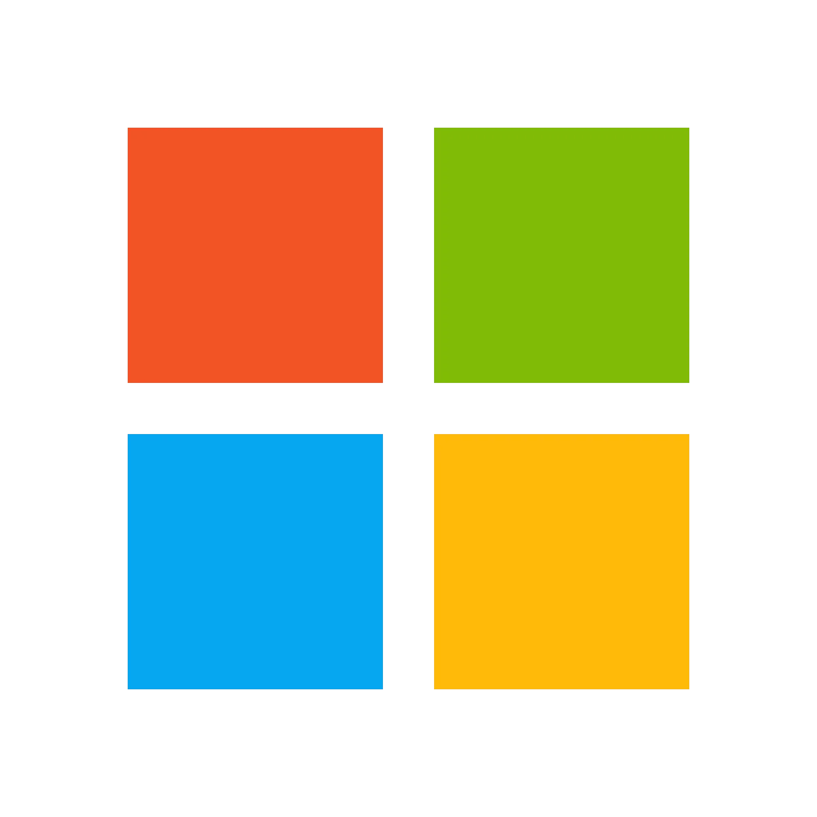 Microsoft Four-Color Window Logo Free PNG