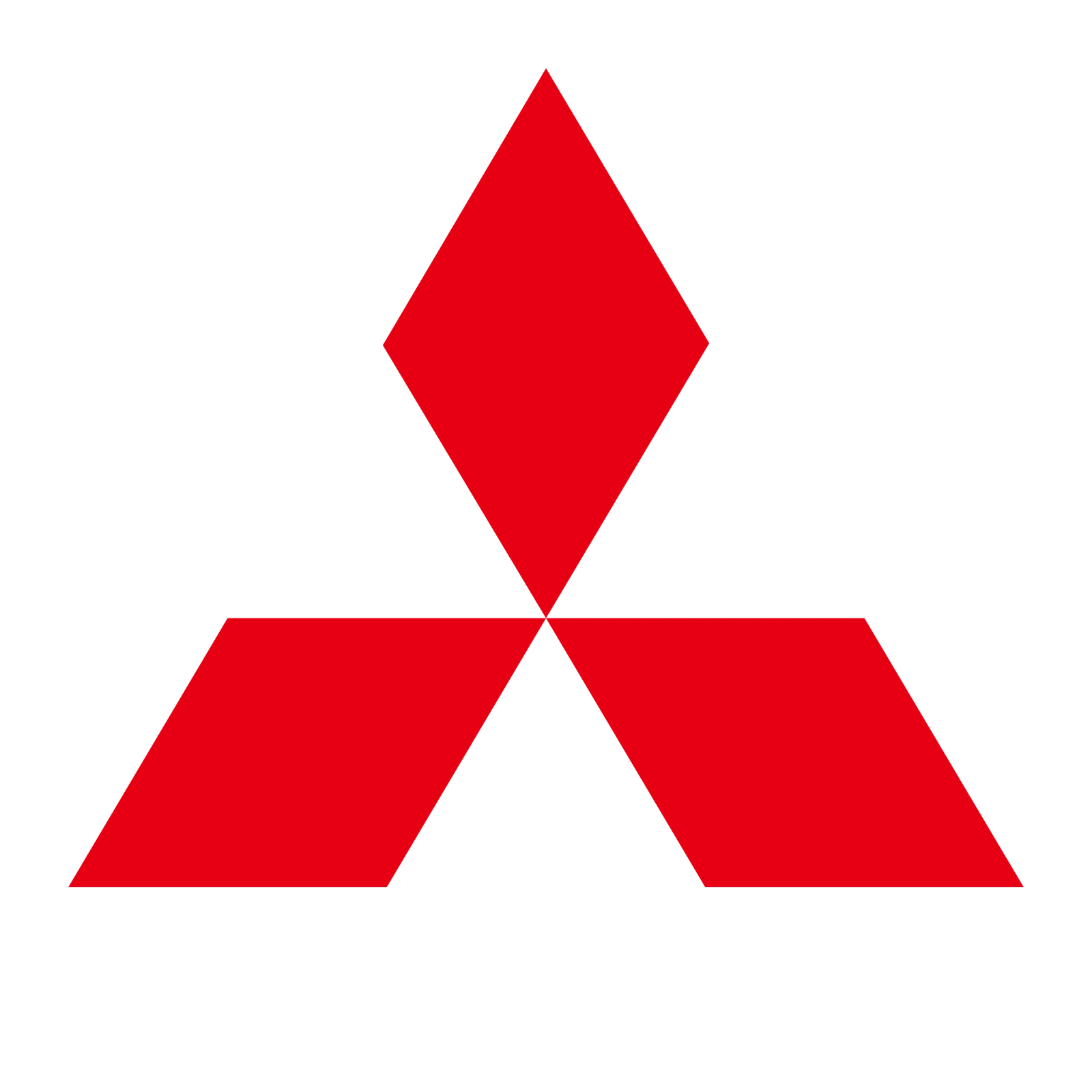 Mitsubishi Red Three-Diamond Emblem Free PNG