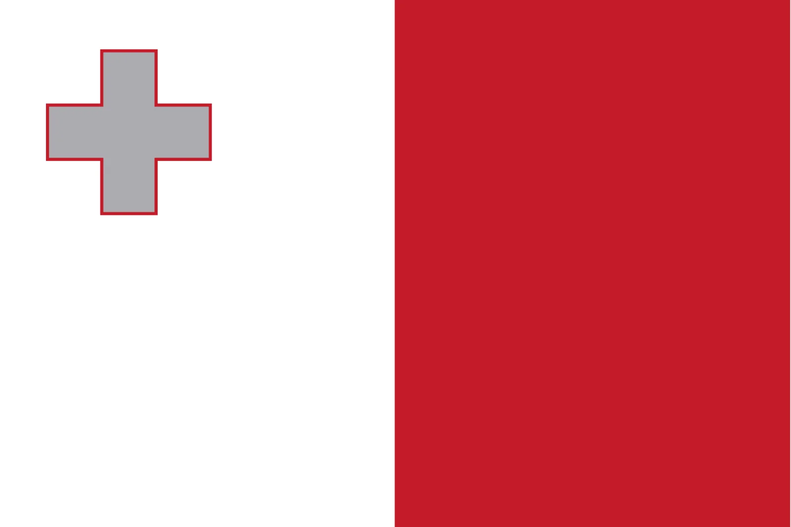 Malta Flag with George Cross Free PNG