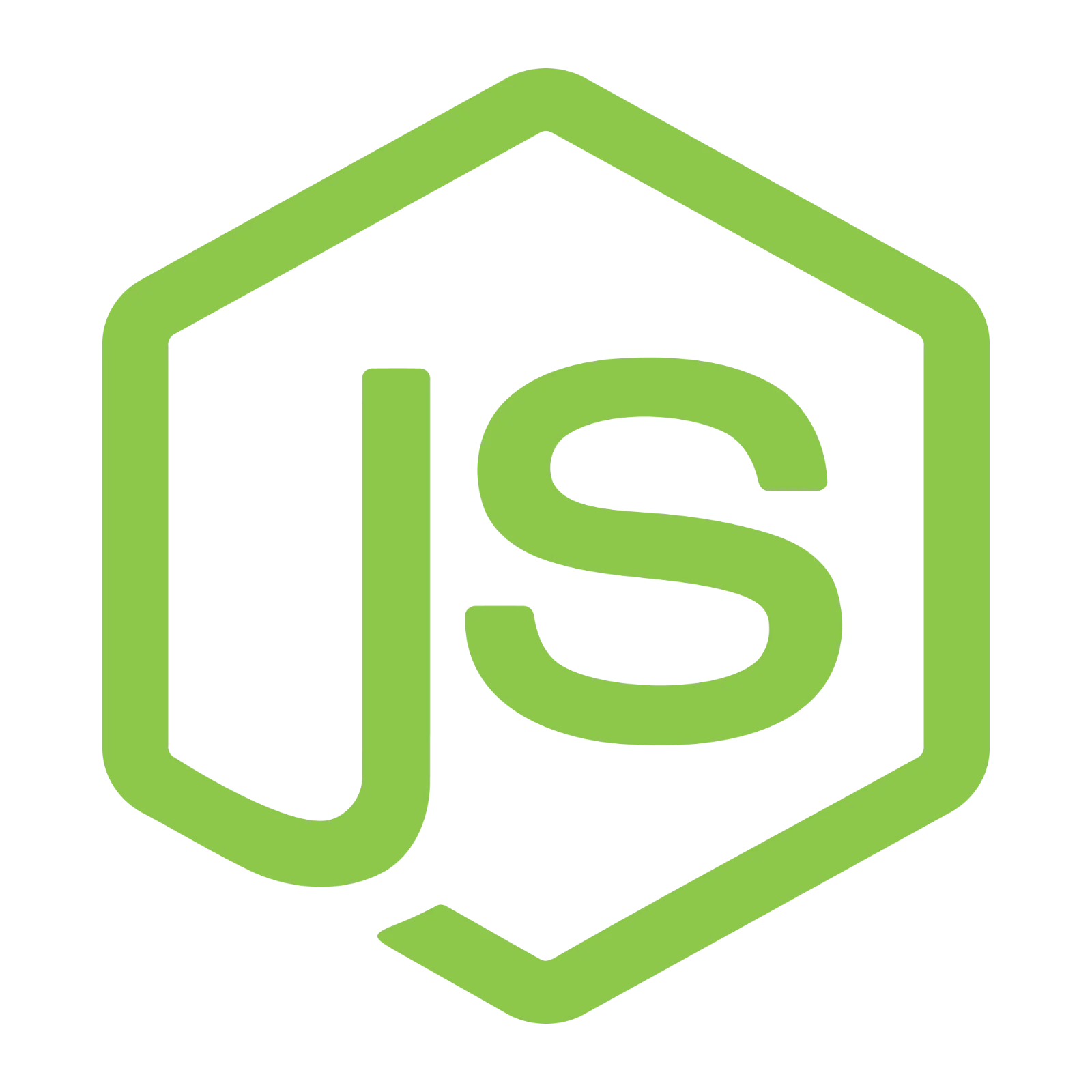 Green Node.js Logo Icon Free PNG