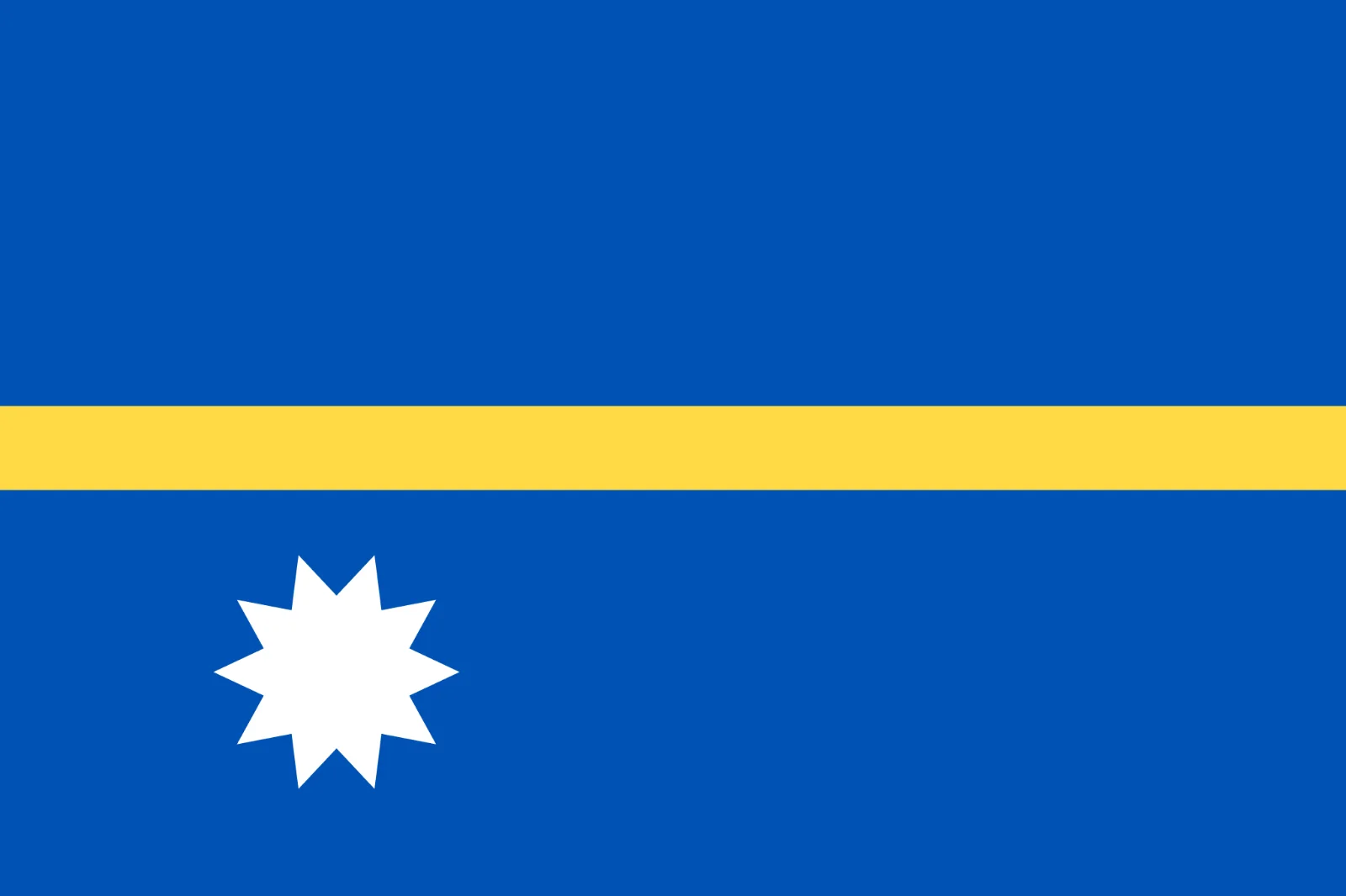 Flag of Nauru Free PNG