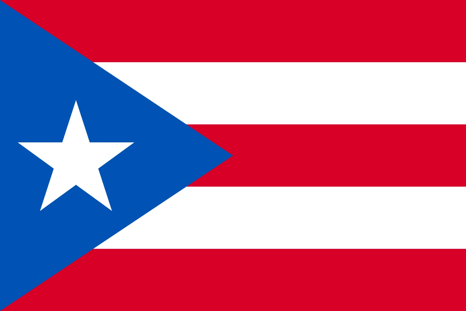 Cuban Flag with White Star Free PNG