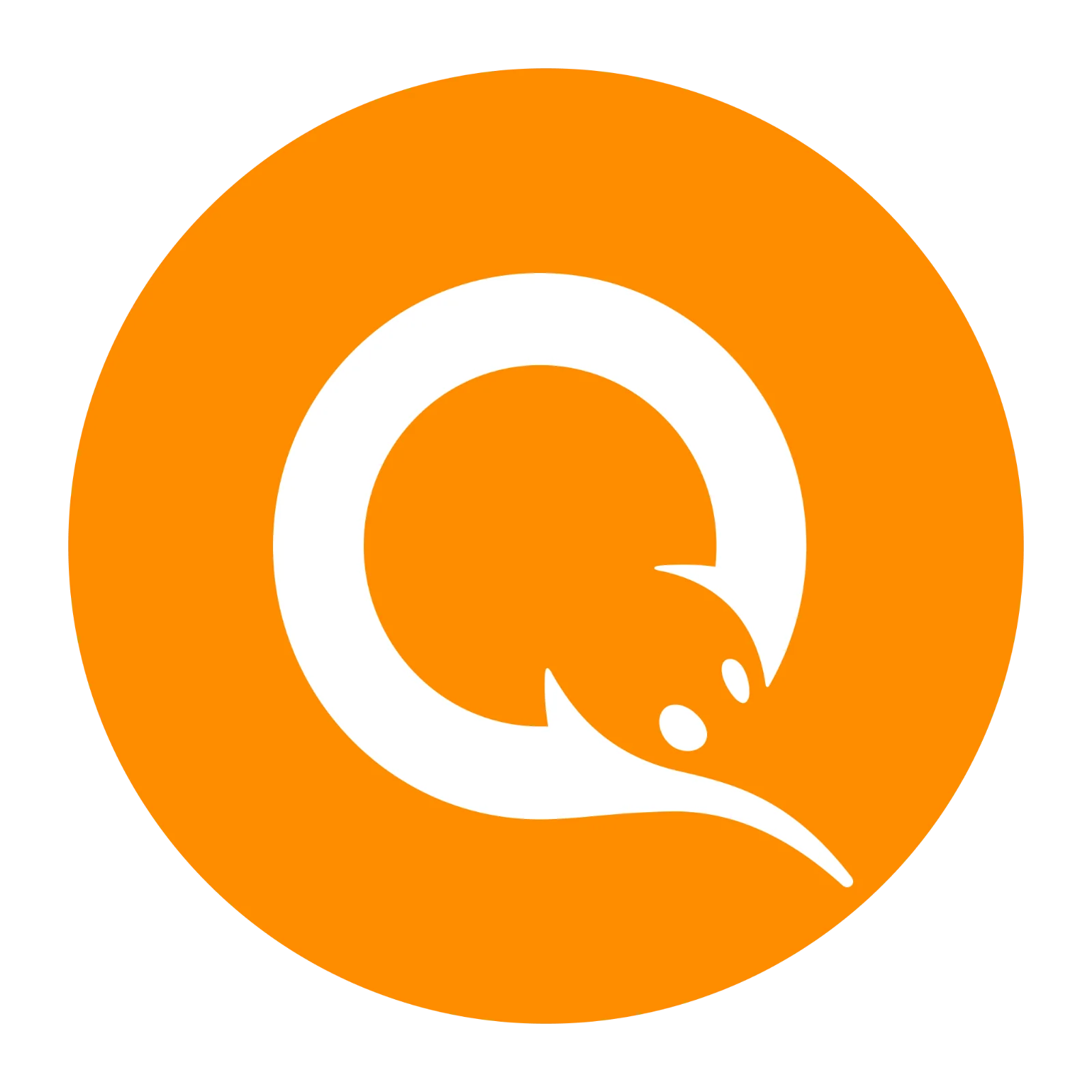 Qiwi Orange Payment Logo Free PNG