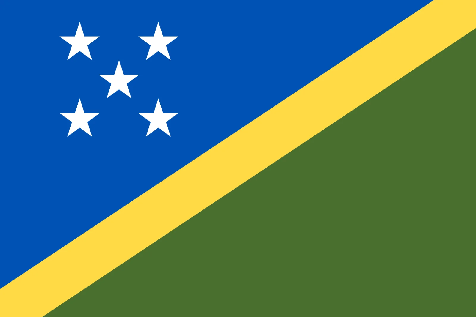 Solomon Islands Flag Free PNG