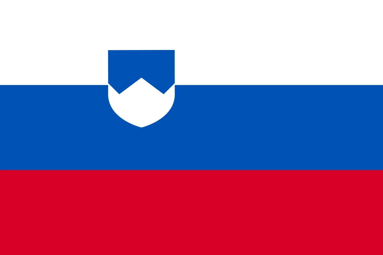 Slovenia Flag with Shield Emblem Free PNG