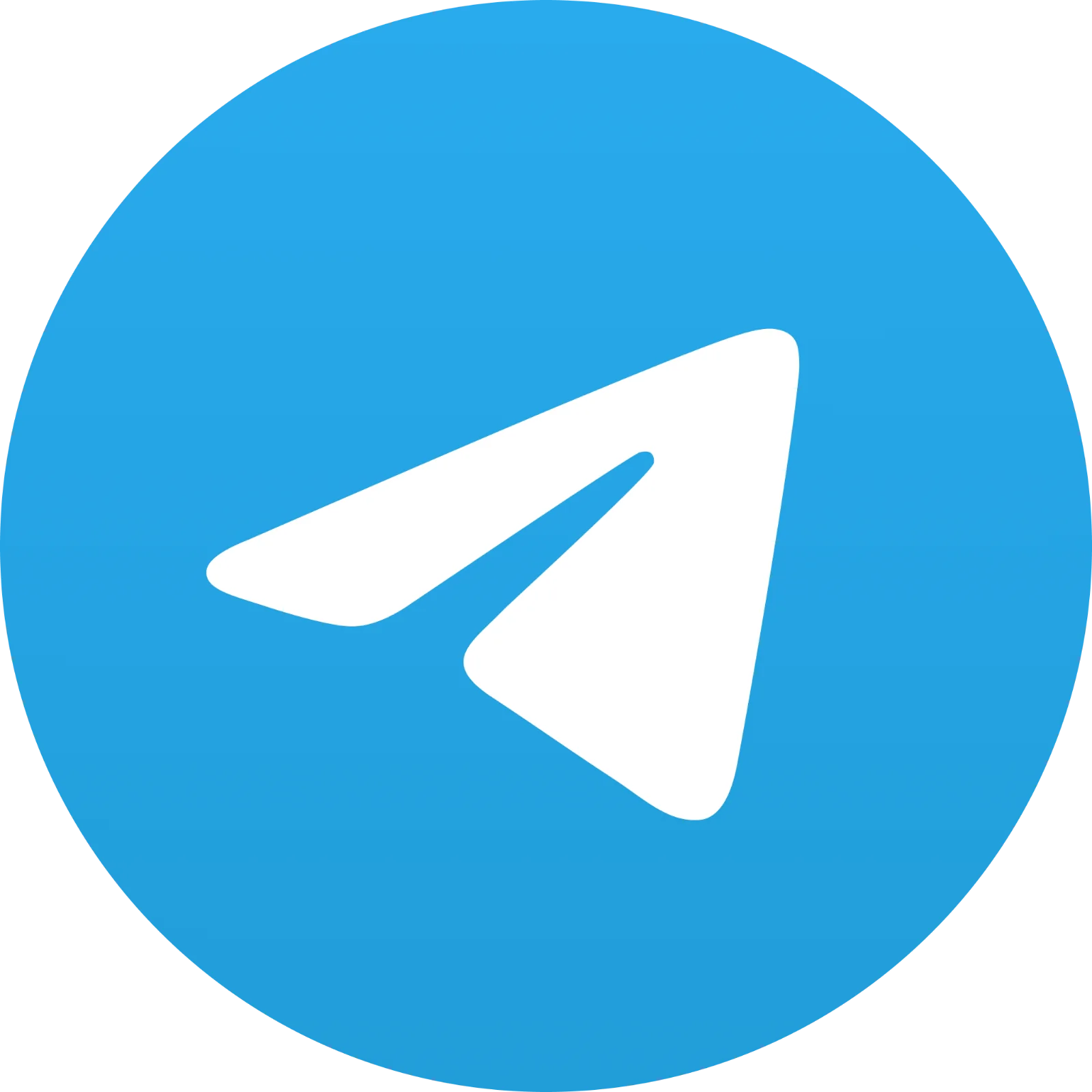 White Paper Plane in Blue Circle Free PNG