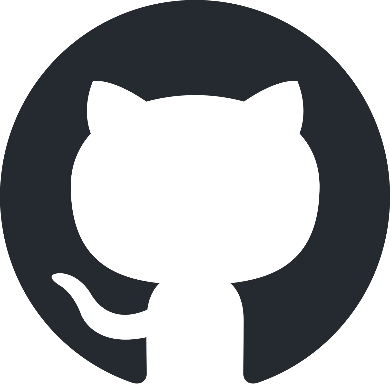 GitHub Octocat Circular Icon Free PNG