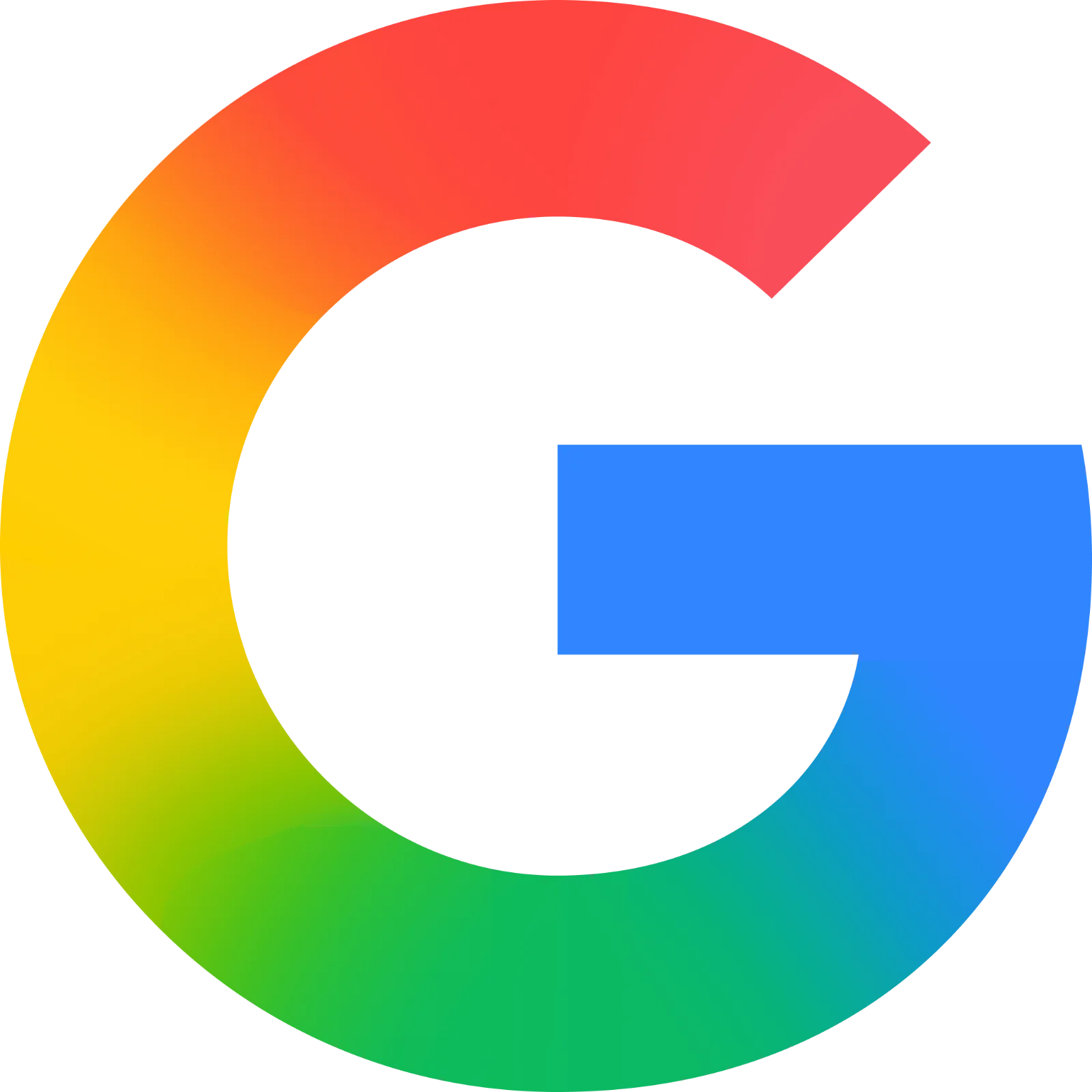 Multicolor Google G Logo Icon Free PNG