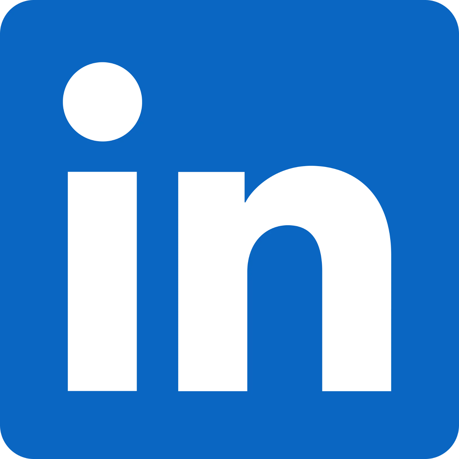 LinkedIn “in” Social Icon on Blue Rounded Square Free PNG