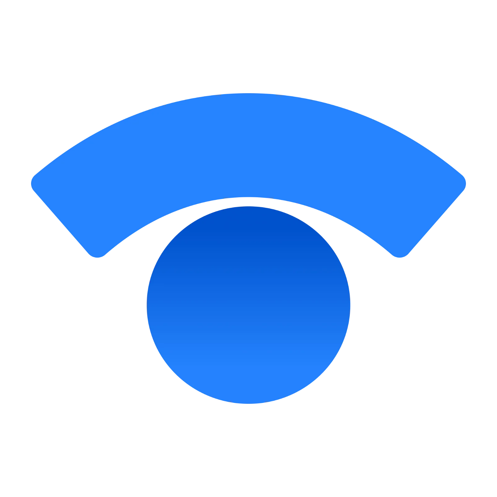 Blue Geometric Status Icon Free PNG