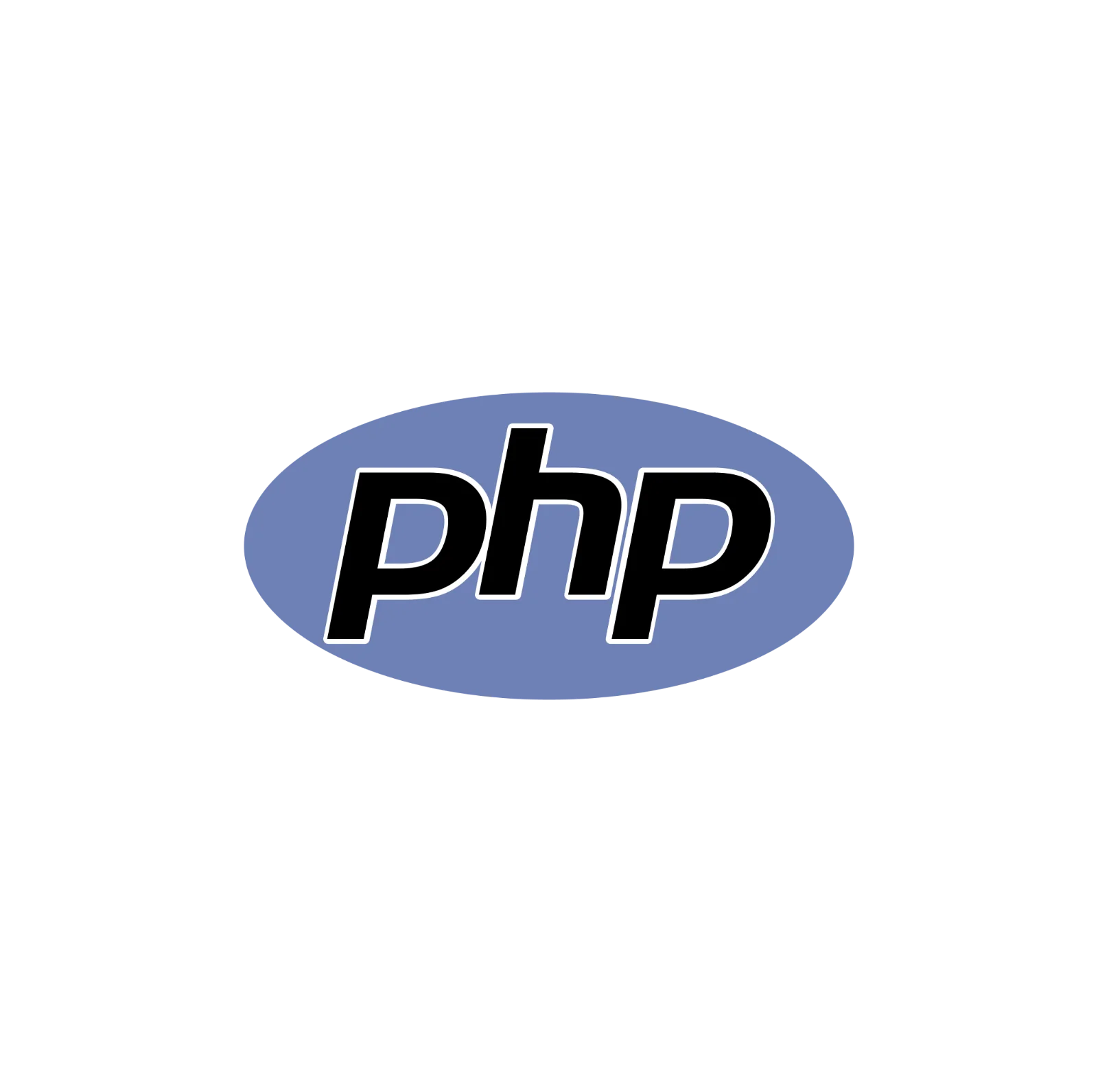 PHP Logo in Blue Oval - Free PNG