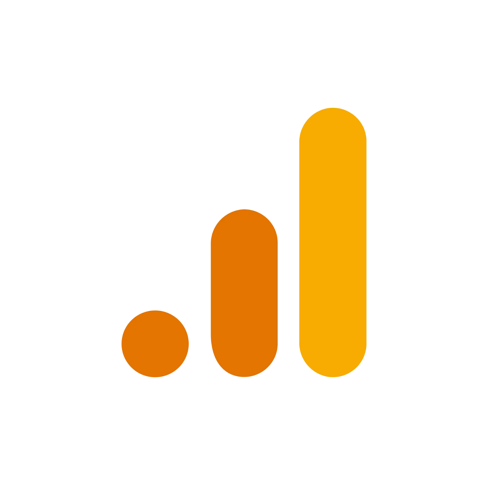Orange and Yellow Rising Bar Icon Free PNG