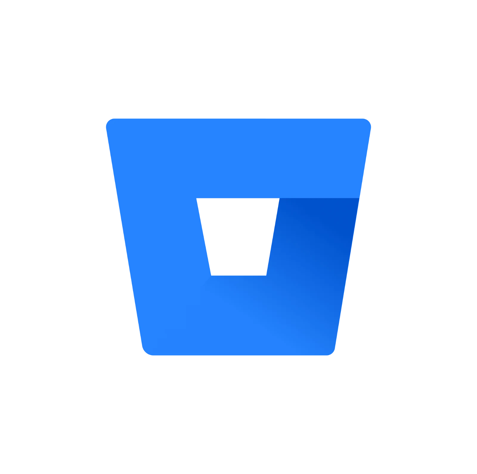 Blue Bitbucket Logo Icon Free PNG