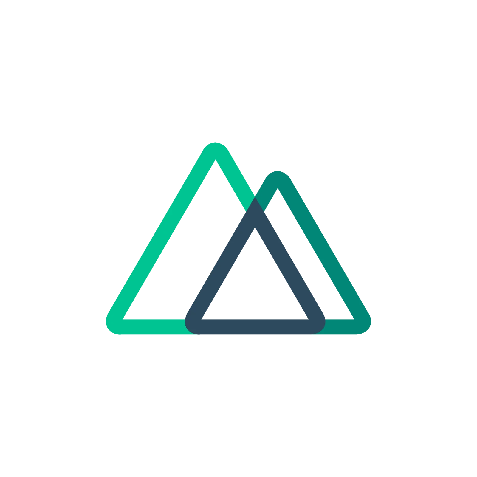Nuxt Logo in Teal and Navy – Free PNG