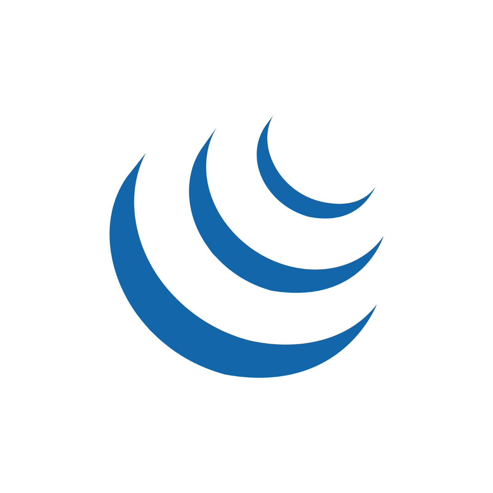 Blue jQuery Logo Free PNG