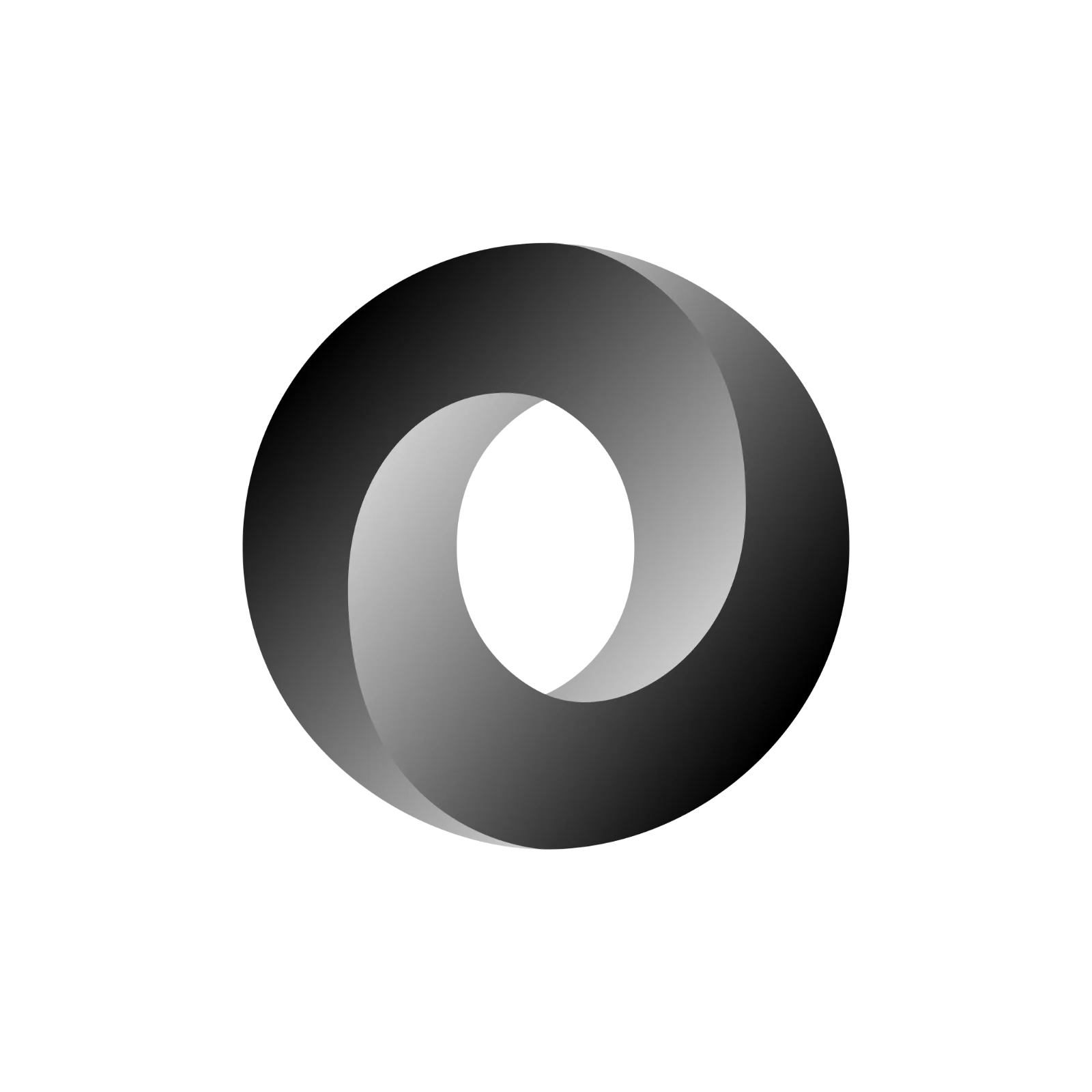 Monochrome 3D Ring Abstract Free PNG