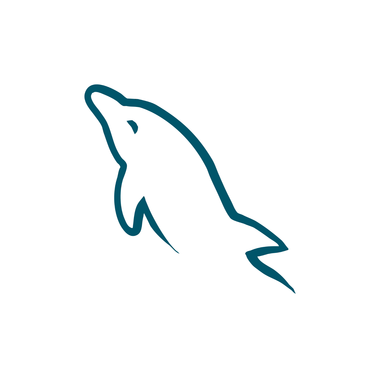 MySQL Dolphin Logo Free PNG