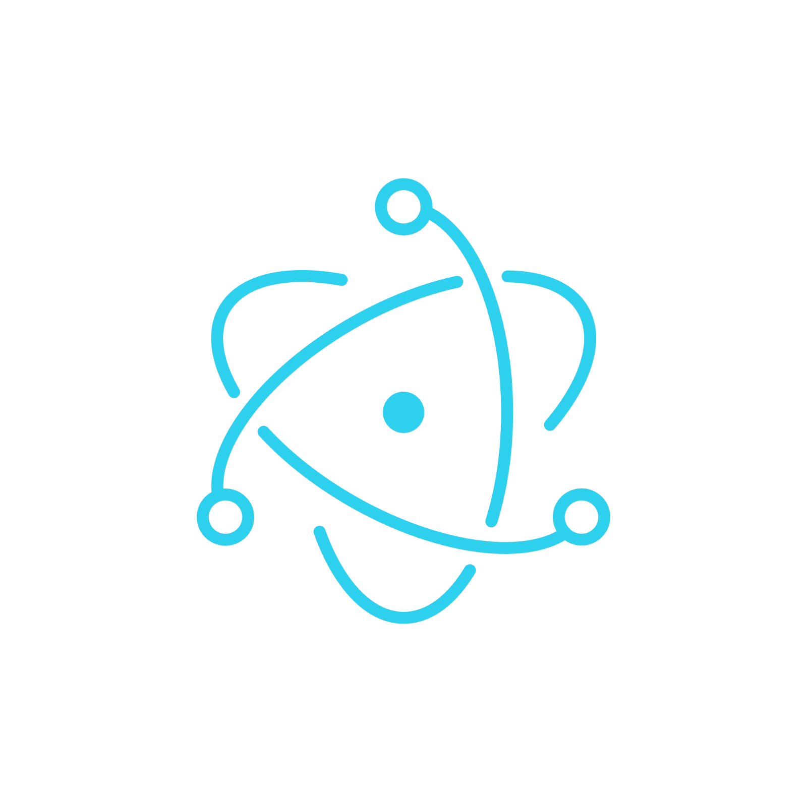 React Atom Logo Free PNG