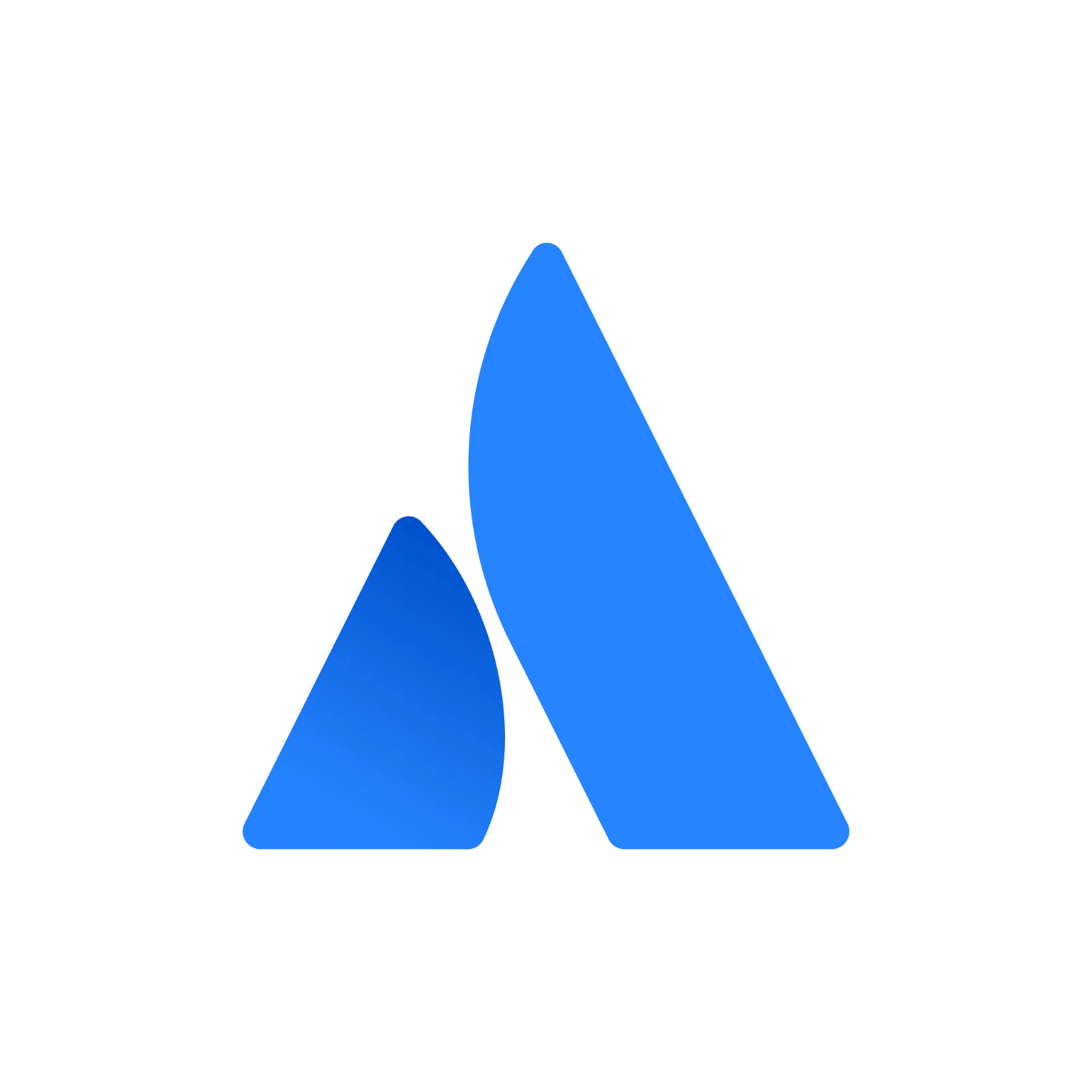 Atlassian Blue Logo Mark Free PNG